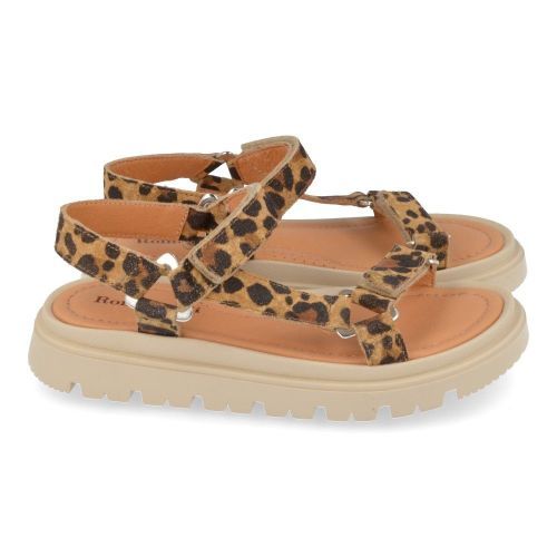 Romagnoli sandalen beige Meisjes ( - leopard sandaal6906R061) - Junior Steps