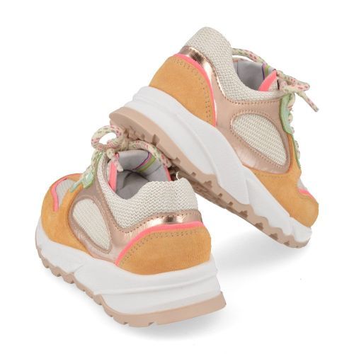 Romagnoli sneakers oranje Meisjes (oranje beige sneaker  - 8637R024) - Junior Steps