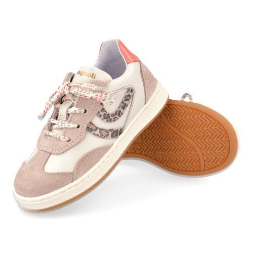 Romagnoli sneakers roze Meisjes (roze beige sneaker  - 8740R128) - Junior Steps