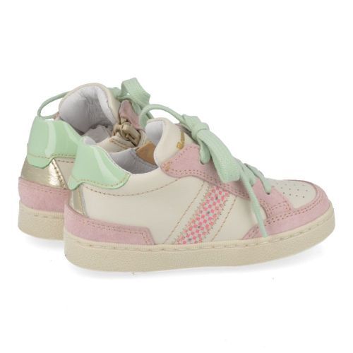 Romagnoli sneakers roze Meisjes (roze ecru sneaker - 8202R128) - Junior Steps