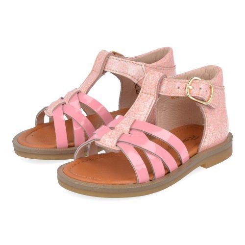 Romagnoli sandalen roze Meisjes ( - roze lak sandaaltje4267R111) - Junior Steps