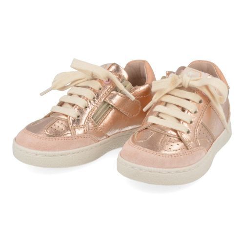 Romagnoli sneakers roze Meisjes ( - rozé metallic sneaker 4191R171) - Junior Steps
