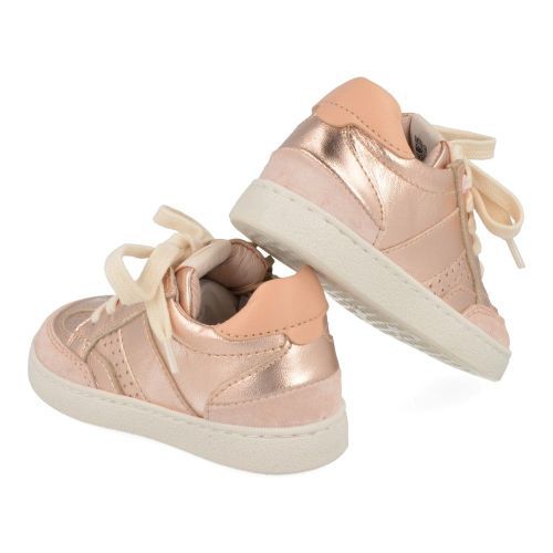 Romagnoli sneakers roze Meisjes ( - rozé metallic sneaker 4191R171) - Junior Steps