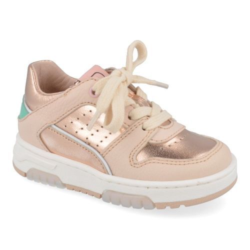 Romagnoli sneakers roze Meisjes ( - rozé metallic sneaker 4233R271) - Junior Steps