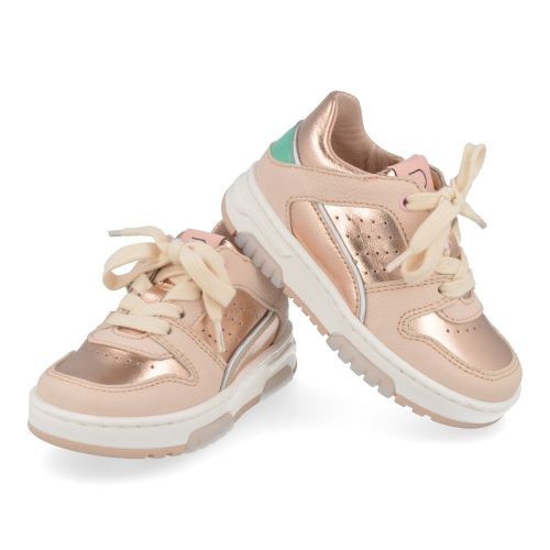 Romagnoli sneakers roze Meisjes ( - rozé metallic sneaker 4233R271) - Junior Steps