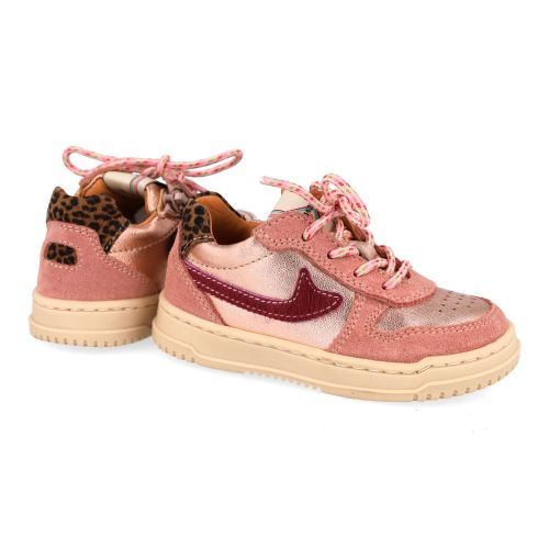 Romagnoli sneakers roze Meisjes (rozé metallic sneaker - 9162R171) - Junior Steps