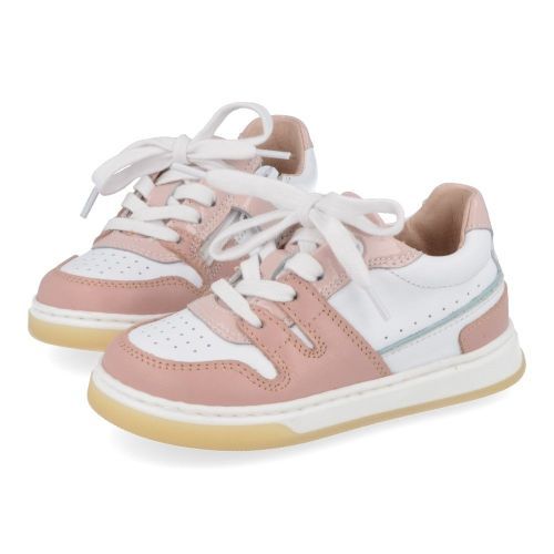 Romagnoli sneakers beige Meisjes ( - roze sneaker 4156R226) - Junior Steps