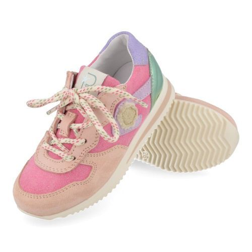 Romagnoli sneakers roze Meisjes ( - roze sneaker 6609R017) - Junior Steps