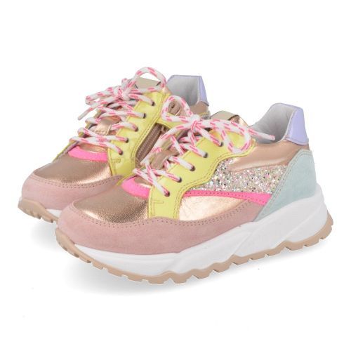 Romagnoli sneakers roze Meisjes (rozé sneaker  - 8638R071) - Junior Steps