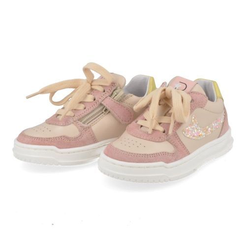 Romagnoli sneakers roze Meisjes ( - roze sneakertje6351R063) - Junior Steps