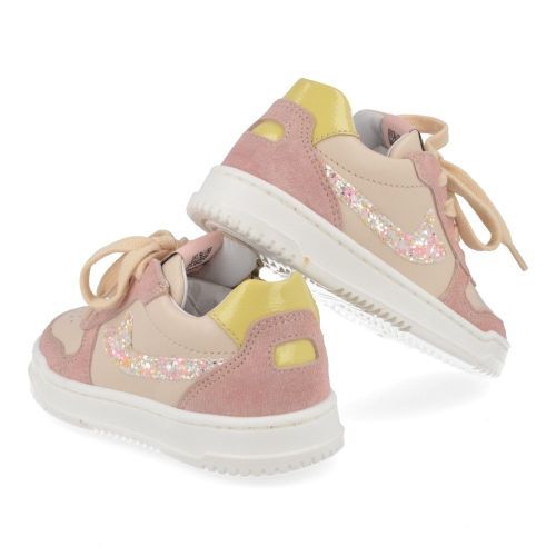 Romagnoli sneakers roze Meisjes ( - roze sneakertje6351R063) - Junior Steps