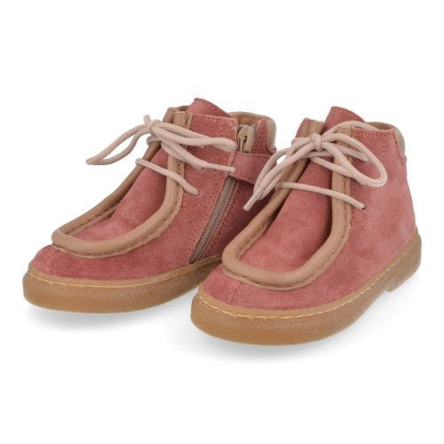 Romagnoli sneakers roze Meisjes ( - roze suède sneaker3254R616) - Junior Steps