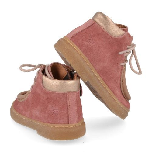 Romagnoli sneakers roze Meisjes ( - roze suède sneaker3254R616) - Junior Steps