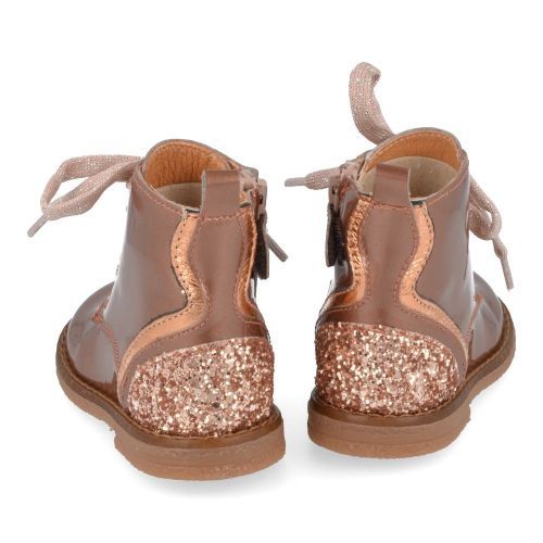 Romagnoli veterbottine roze Meisjes ( - roze veterbottine met glitter5153R216) - Junior Steps