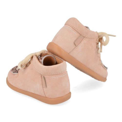 Romagnoli sneakers roze Meisjes ( - roze veterschoentje6034R071) - Junior Steps