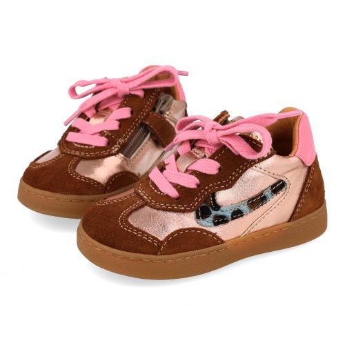 Romagnoli Baskets cognac Filles (9137R071) - Junior Steps