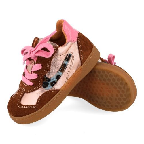 Romagnoli Baskets cognac Filles (9137R071) - Junior Steps