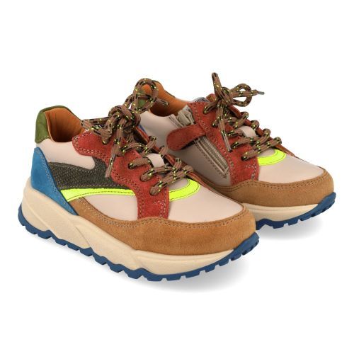 Romagnoli sneakers beige Jongens (sneaker combi beige  - 9552R127) - Junior Steps