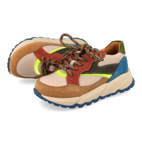Romagnoli sneakers beige Jongens (sneaker combi beige  - 9552R127) - Junior Steps