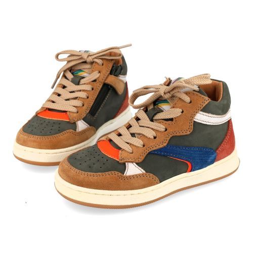 Romagnoli sneakers groen Jongens (Sneaker combi donker groen  - 9612R068) - Junior Steps