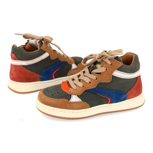Romagnoli sneakers groen Jongens (Sneaker combi donker groen  - 9612R068) - Junior Steps