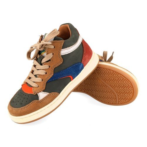 Romagnoli sneakers groen Jongens (Sneaker combi donker groen  - 9612R068) - Junior Steps