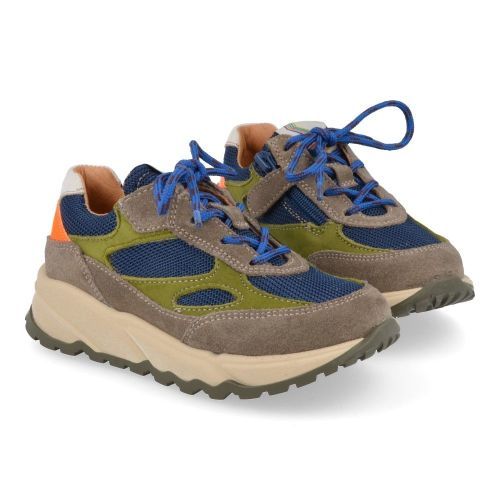 Romagnoli sneakers grijs Jongens (sneaker combi grijs blauw - 7366R002) - Junior Steps