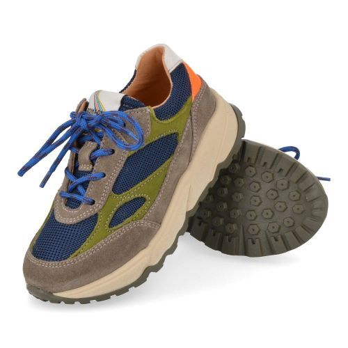 Romagnoli sneakers grijs Jongens (sneaker combi grijs blauw - 7366R002) - Junior Steps