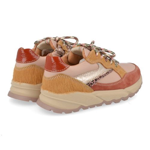 Romagnoli sneakers roze Meisjes (sneaker in combi kleur roest combi - 7364R171) - Junior Steps