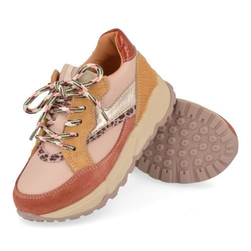 Romagnoli sneakers roze Meisjes (sneaker in combi kleur roest combi - 7364R171) - Junior Steps