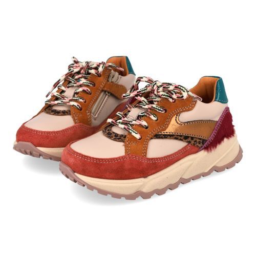 Romagnoli sneakers roze Meisjes (sneaker in combi kleur roze  - 9552R027) - Junior Steps