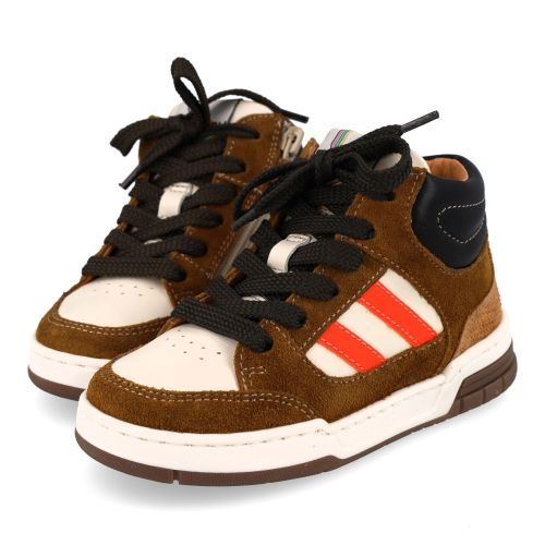 Romagnoli sneakers cognac Jongens (Sneaker suéde cognac  - 9639R028) - Junior Steps