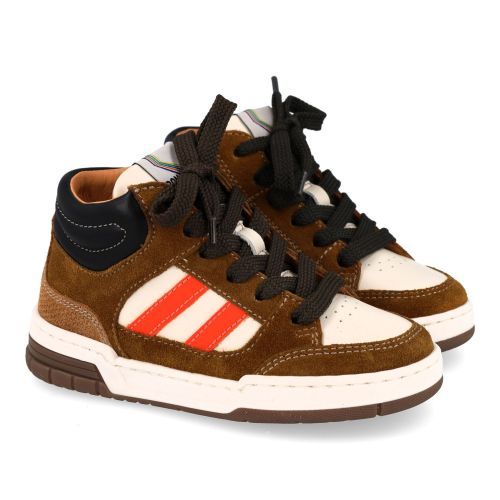 Romagnoli sneakers cognac Jongens (Sneaker suéde cognac  - 9639R028) - Junior Steps