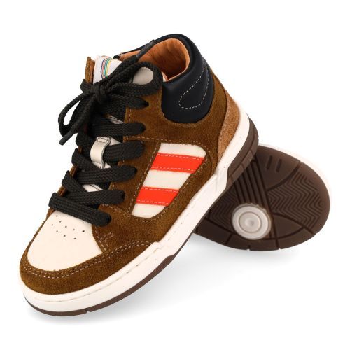 Romagnoli sneakers cognac Jongens (Sneaker suéde cognac  - 9639R028) - Junior Steps