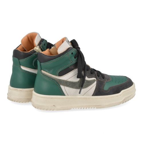 Romagnoli sneakers groen Jongens (Sneaker zwart - groen - 7464R026) - Junior Steps