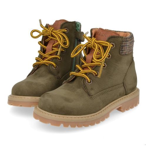 Romagnoli Schnürstiefel Khaki Jungen (7334R084) - Junior Steps