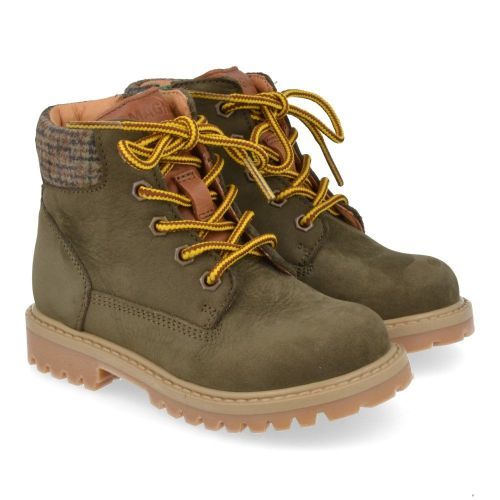 Romagnoli Schnürstiefel Khaki Jungen (7334R084) - Junior Steps
