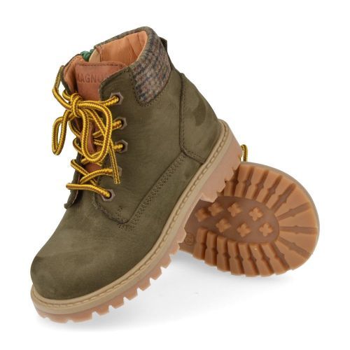 Romagnoli Schnürstiefel Khaki Jungen (7334R084) - Junior Steps