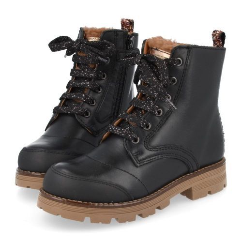 Romagnoli Schnürstiefel Schwarz Mädchen (7346R001) - Junior Steps