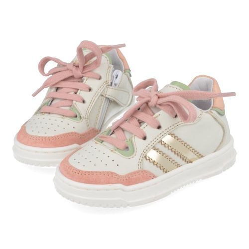 Romagnoli sneakers wit Meisjes ( - wit sneakertje6352R025) - Junior Steps