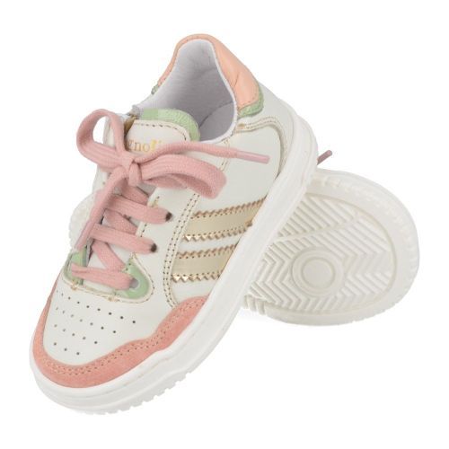 Romagnoli sneakers wit Meisjes ( - wit sneakertje6352R025) - Junior Steps