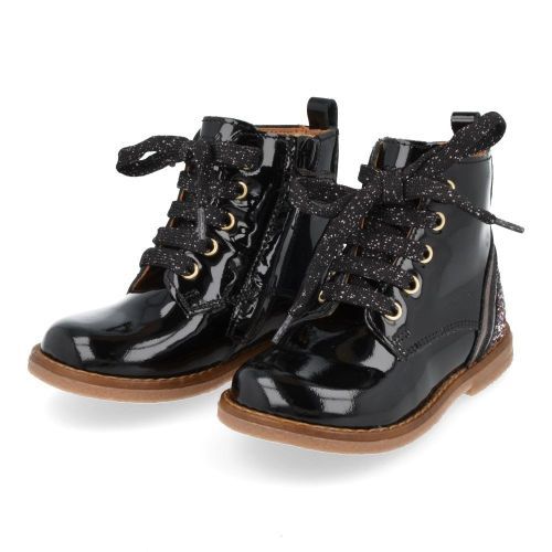 Romagnoli Bottes à lacets Noir Filles (5153R001) - Junior Steps