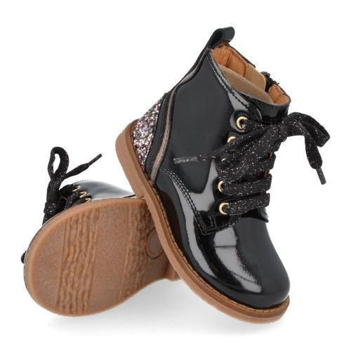 Romagnoli Bottes à lacets Noir Filles (5153R001) - Junior Steps