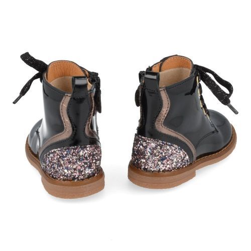 Romagnoli Bottes à lacets Noir Filles (5153R001) - Junior Steps