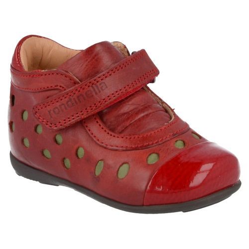 Rondinella Klettverschluss-Schuh Rot Mädchen (3448) - Junior Steps