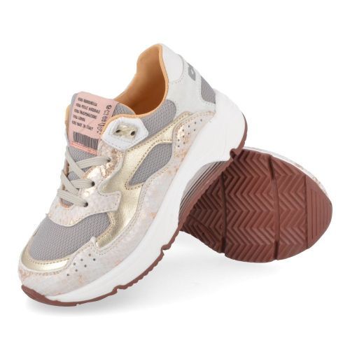 Rondinella sneakers beige Meisjes ( - beige sneaker 11712AL) - Junior Steps