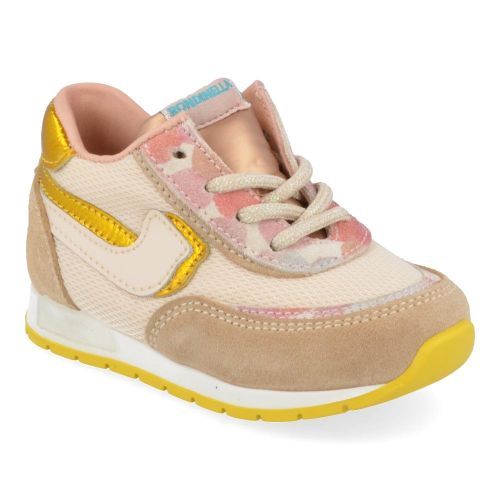 Rondinella sneakers beige Meisjes ( - beige sneaker 4614BT) - Junior Steps