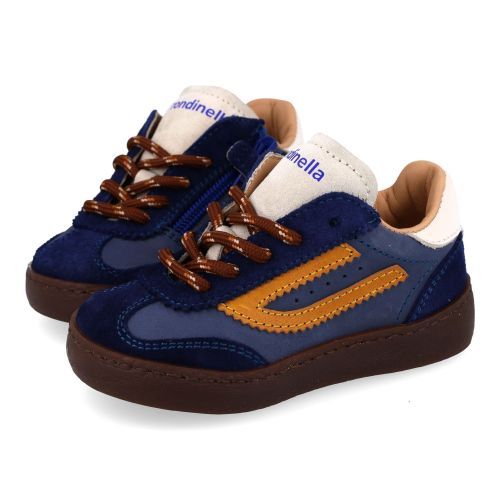 Rondinella sneakers blauw  (blauw - combi suéde sneaker - 4831-1) - Junior Steps