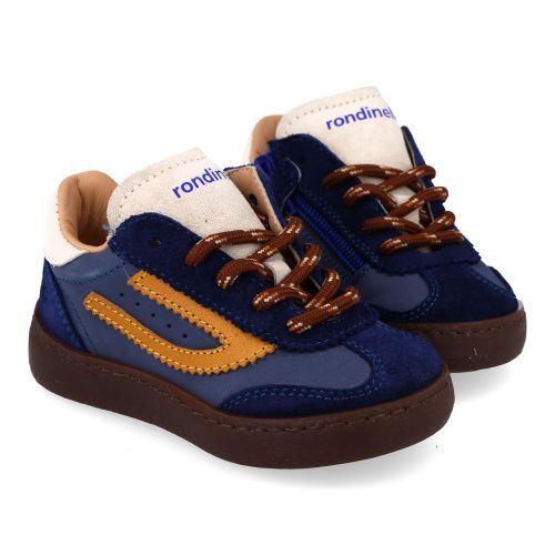 Rondinella sneakers blauw  (blauw - combi suéde sneaker - 4831-1) - Junior Steps