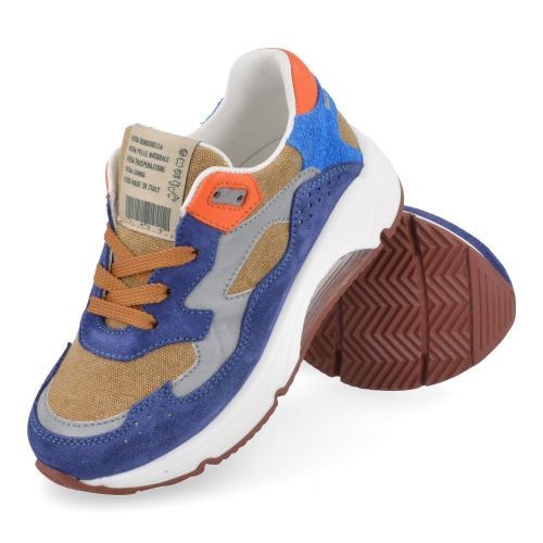 Rondinella sneakers blauw Jongens ( - blauwe sneaker11712AN) - Junior Steps